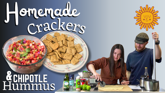 Gluten-Free Crackers & Chipotle Hummus | Healthy Vegan Snack
