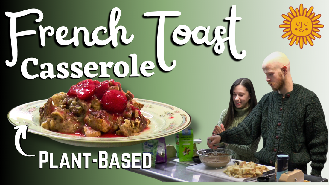 Fruity French Toast Casserole | Healthy & Easy Vegan Breakfast Recipe