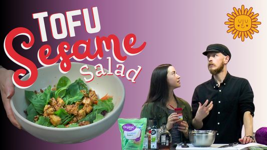 Maple Sesame Smoked Tofu Salad