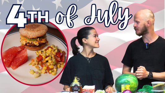 4th July Tofu Burgers With Slaw Topping